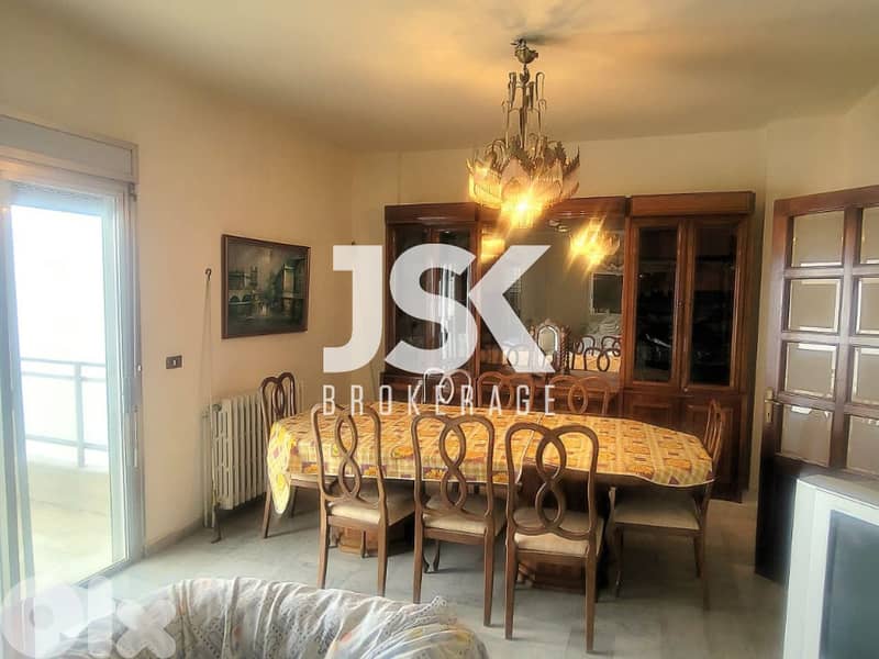 L17607 - Spacious Furnished Apartment For Sale in Faytroun 0
