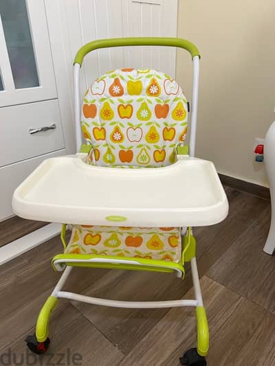high chair barely used
