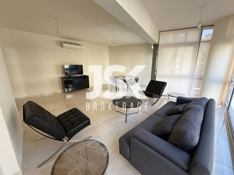 L17446 - Modern Apartment With Terrace For Sale in Achrafieh 0