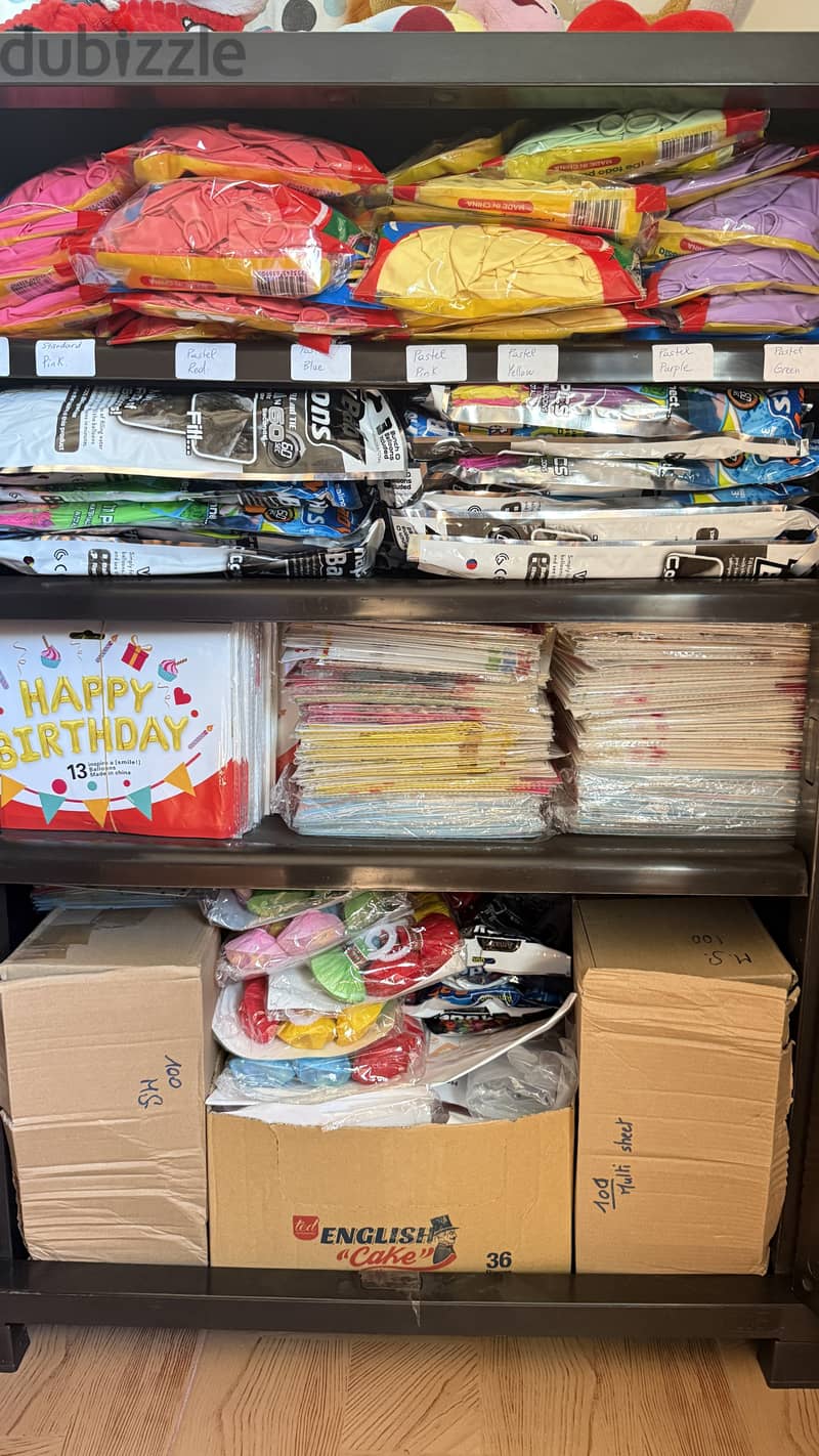 Birthday and event supplies 0