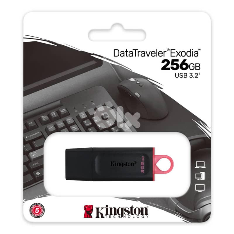 Kingston DataTraveler Exodia 64GB - 128GB - 256GB USB 3.2 Flash Drive 3