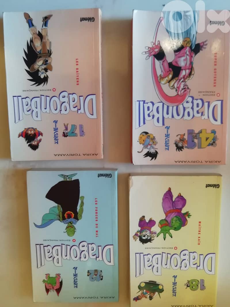 Dragon Ball Z books french edition check titles number in details 4