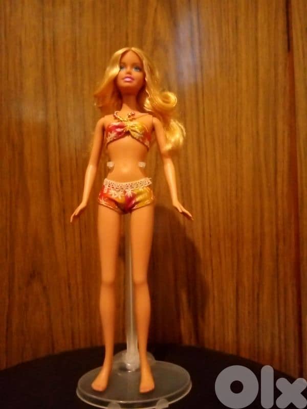 Barbie BEACH PARTY Mattel Great doll2008 Bend legs Flat feet+Swim wear 6