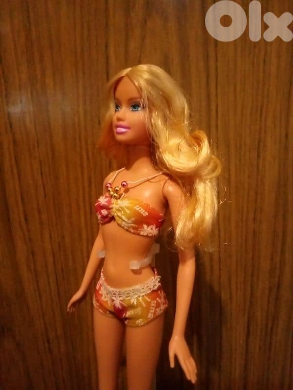 Barbie BEACH PARTY Mattel Great doll2008 Bend legs Flat feet+Swim wear 2