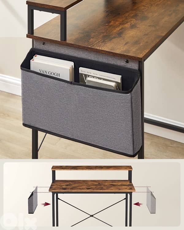 rustic brown desk 3