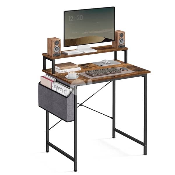 rustic brown desk 4