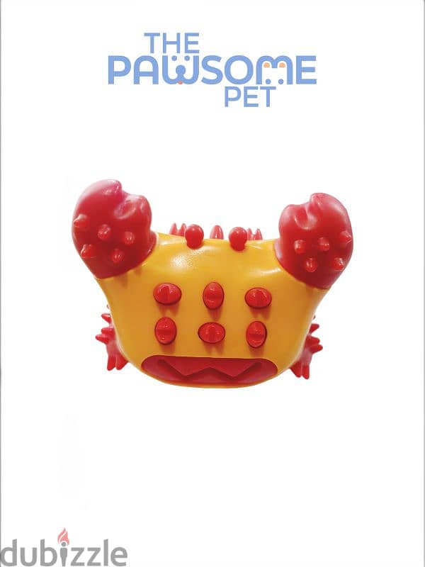 Pawsome's crab toothbrush 2
