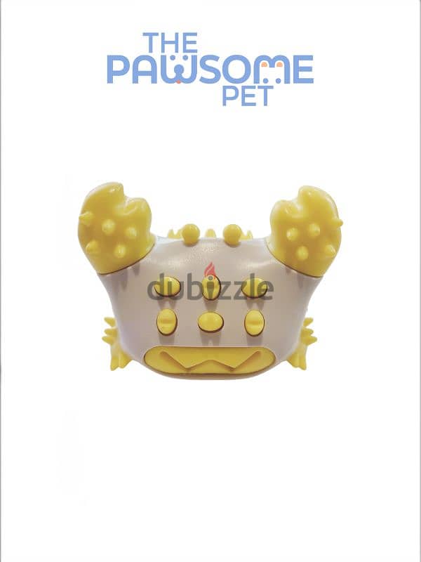 Pawsome's crab toothbrush 3