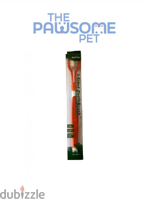 Pawsome's triple side toothbrush 4