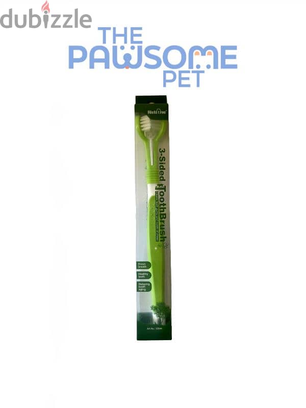 Pawsome's triple side toothbrush 5
