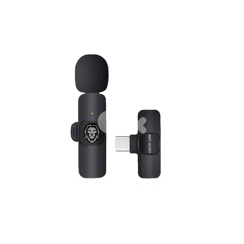 Green Lion Solo Wireless Microphone 3 Plugs 60mAh - Black 2