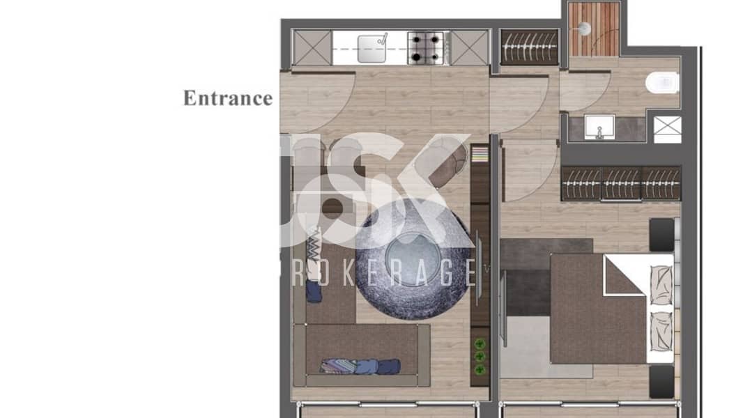 L14935-New 1-Bedroom Apartment for Sale in Prime Location in Achrafieh 0