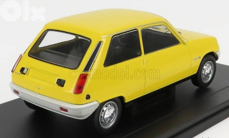 Renault R5 1973 diecast car model 1;24 2