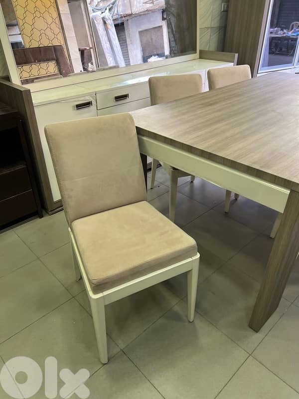 غرفة سفرة كاملة مستوردة من تركيا بعدا جديدة 7