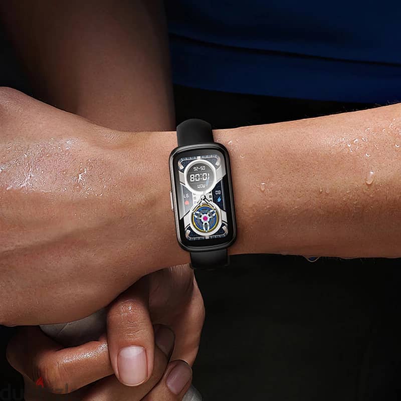 Hoco Y25 Smart Sport Watch IP67 Waterproof (White - Black) 1