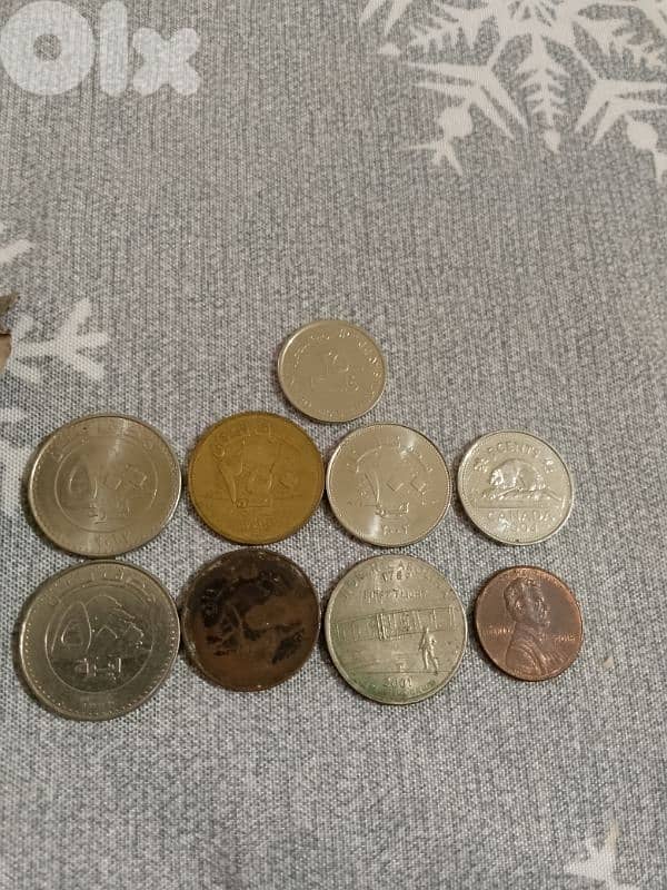 عملات حجر قاديم للبيع عدد 10 كلن سعرون 10$ 10