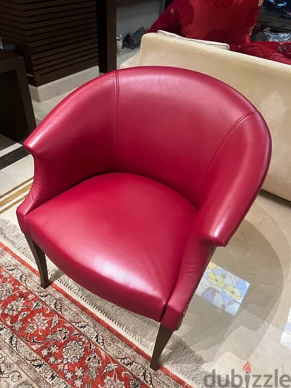 two singles real leather 1