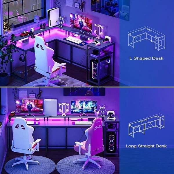 L-shaped desk 4