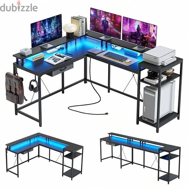 L-shaped desk 11