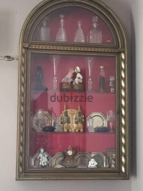 2 unique hand made glass wall display 0