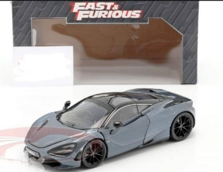 Mclaren 720S (Fast & Furious) diecast car model 1;24 0