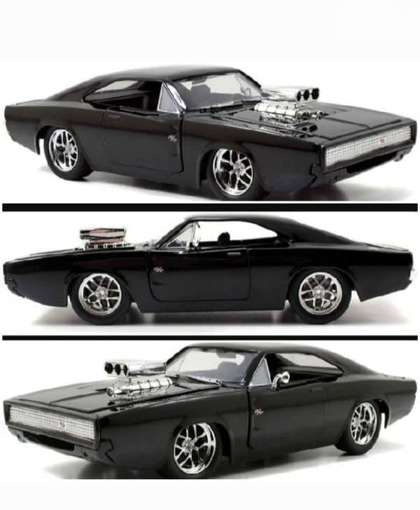 Dom's Dodge Charger R/T (Fast & Furious) diecast car model 1;24 3