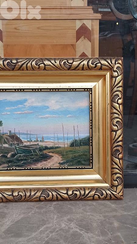 لوحة رسم زيتي اوروبية 2