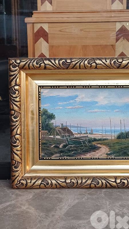لوحة رسم زيتي اوروبية 3
