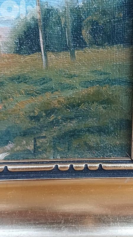 لوحة رسم زيتي اوروبية 6