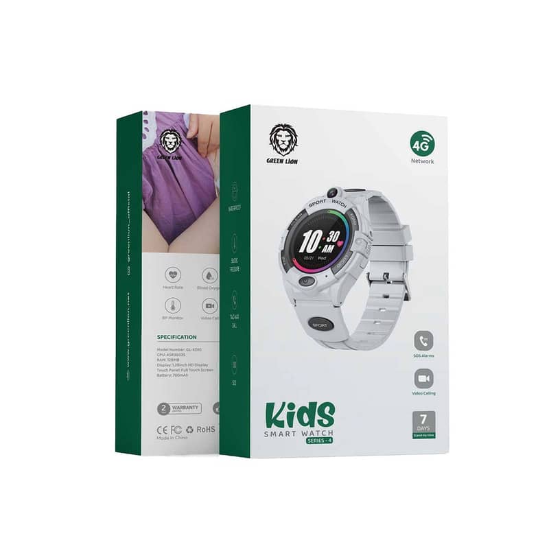 Green Lion 4G Kids Smart Watch Series 4 3
