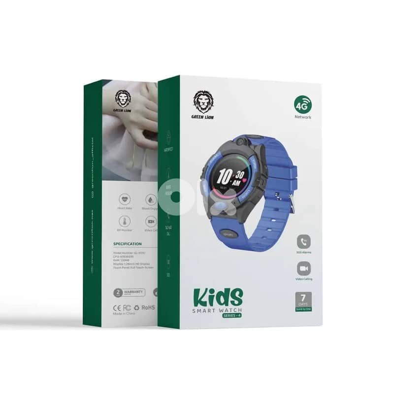 Green Lion 4G Kids Smart Watch Series 4 4