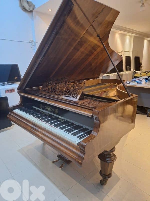 baby piano Germany brown colour glossy tuning warranty 0