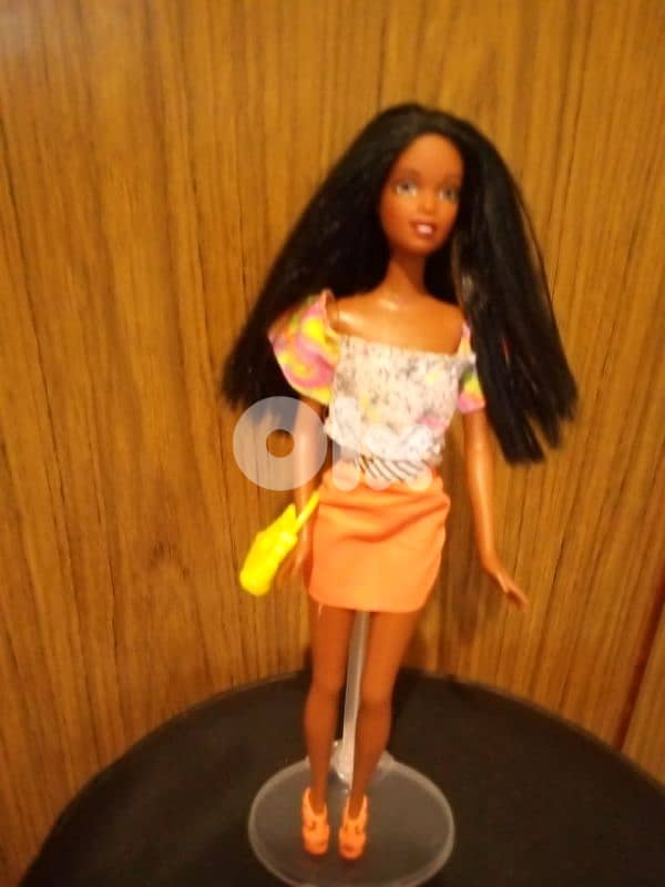 PURSES GALORE CHRISTIE Barbie AA Rare Mattel2002 great doll+shoes+bag. 0