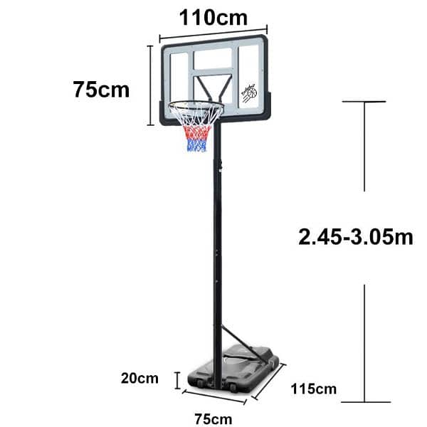 Now 180$ was 230$ basketball stand hoop 0