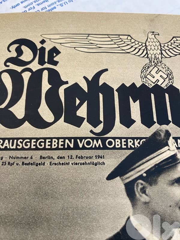 مجلة عسكرية نازي الماني عن اخبار المعارك اصدار شباط ١٩٤١ Nazi magazine 2