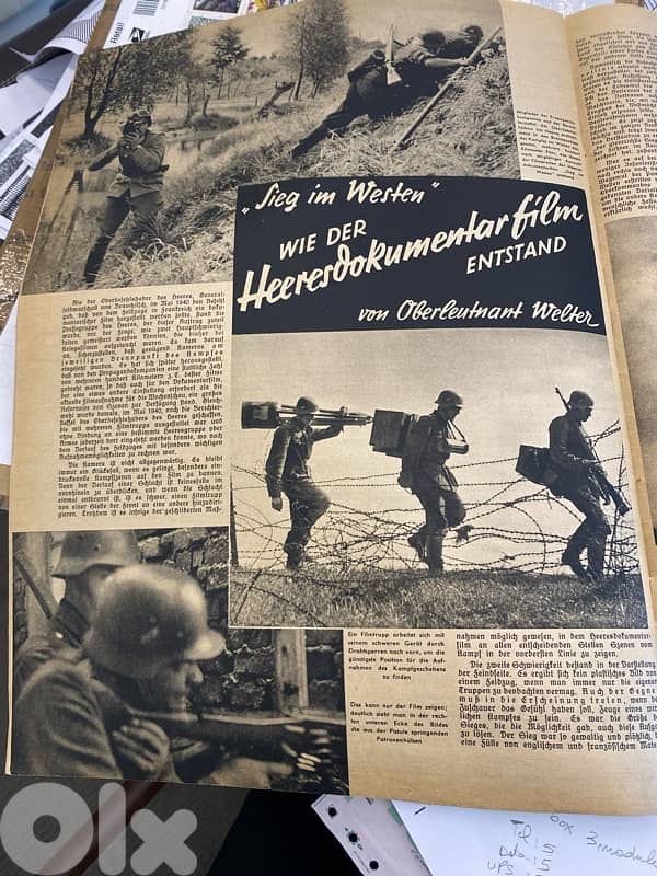 مجلة عسكرية نازي الماني عن اخبار المعارك اصدار شباط ١٩٤١ Nazi magazine 7