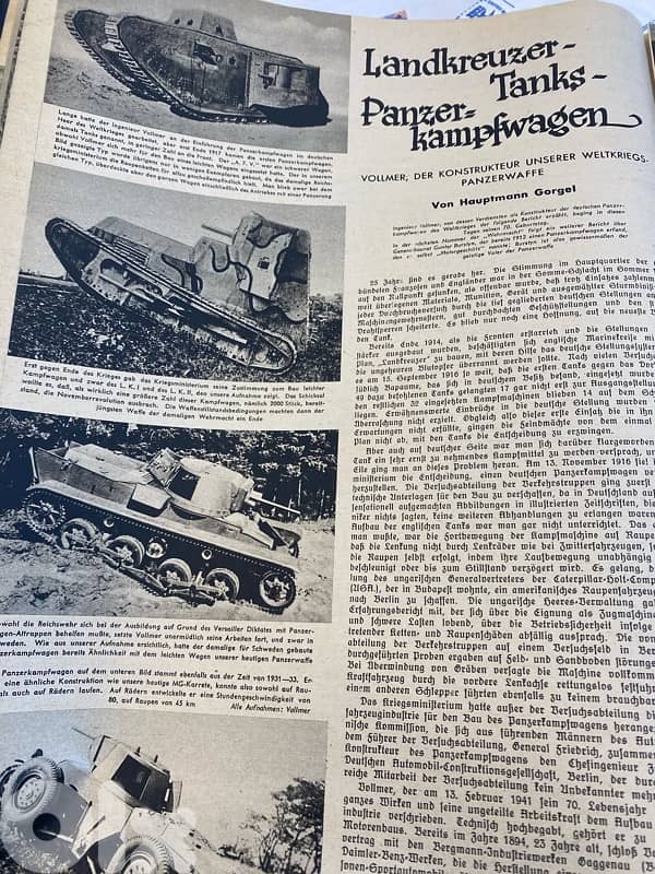 مجلة عسكرية نازي الماني عن اخبار المعارك اصدار شباط ١٩٤١ Nazi magazine 11