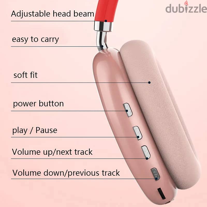 P9 Wireless Bluetooth Headphones with Mic Stereo Earphones 8