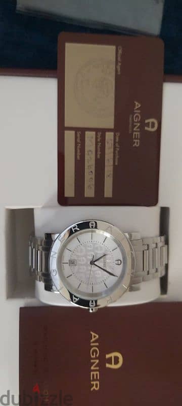 aigner watch new not used