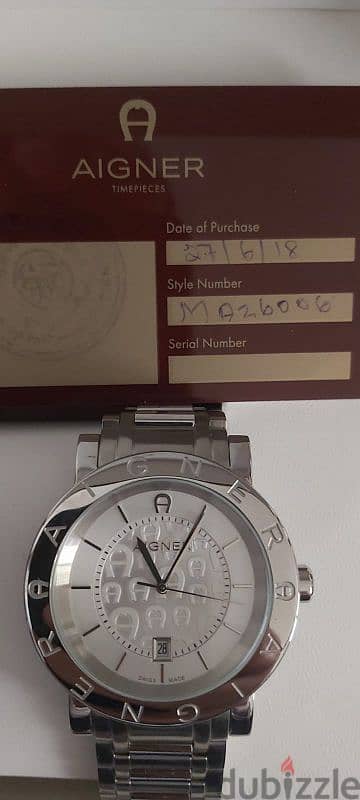 aigner watch new not used 2