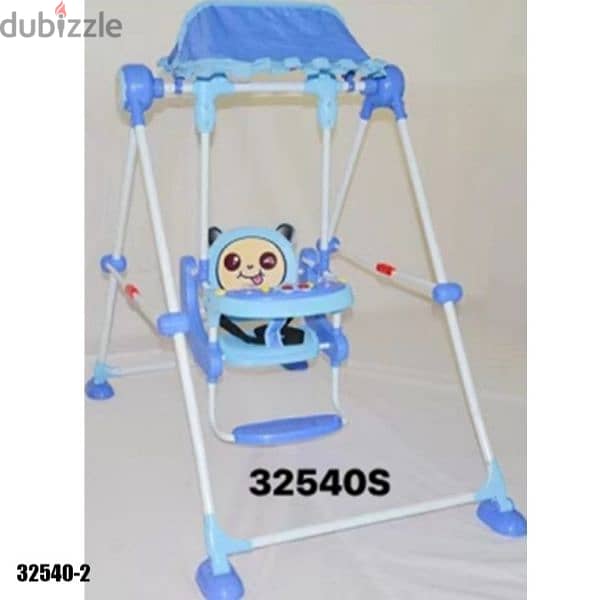 swing with music color blue 0