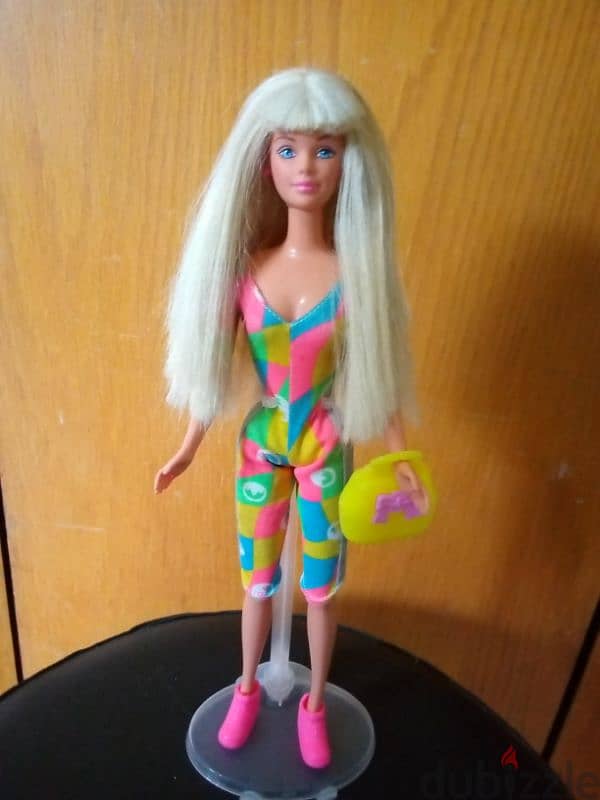 Barbie STICKER CRAZE Mattel 97 Rare great doll sports overol+Shoes+bag 5