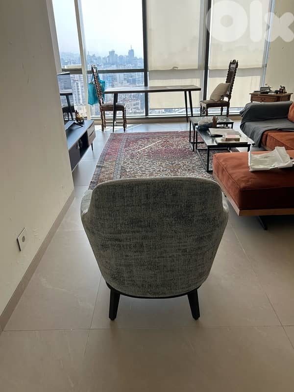 Twin Modern Armchairs 2