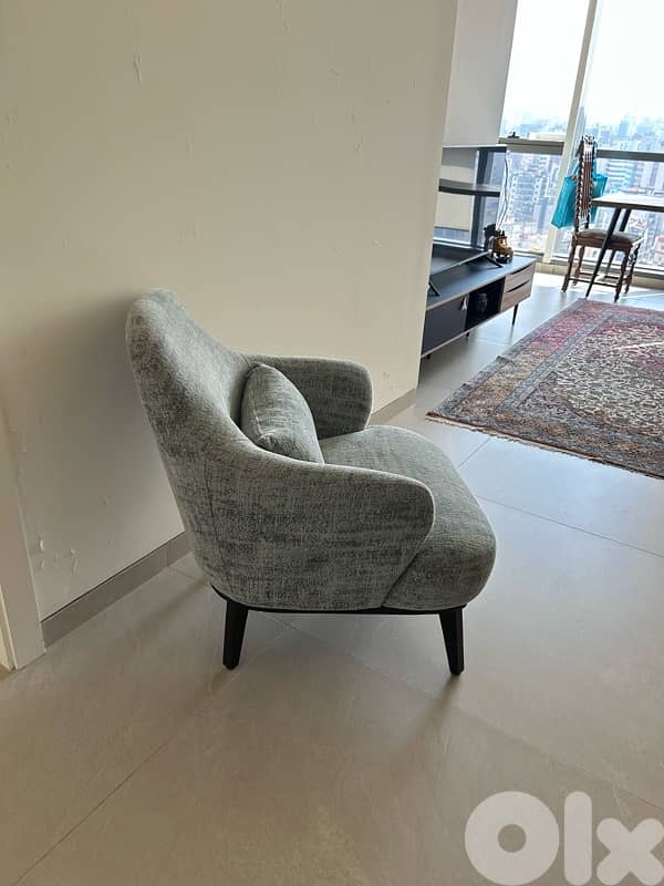 Twin Modern Armchairs 3