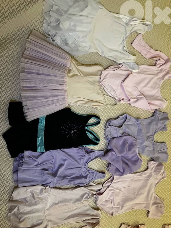 8 pieces gymnastics - ballet clothes 6-8 years 0
