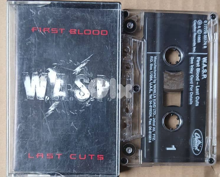 w. a. s. p. - first blood /last cuts - cassette 0
