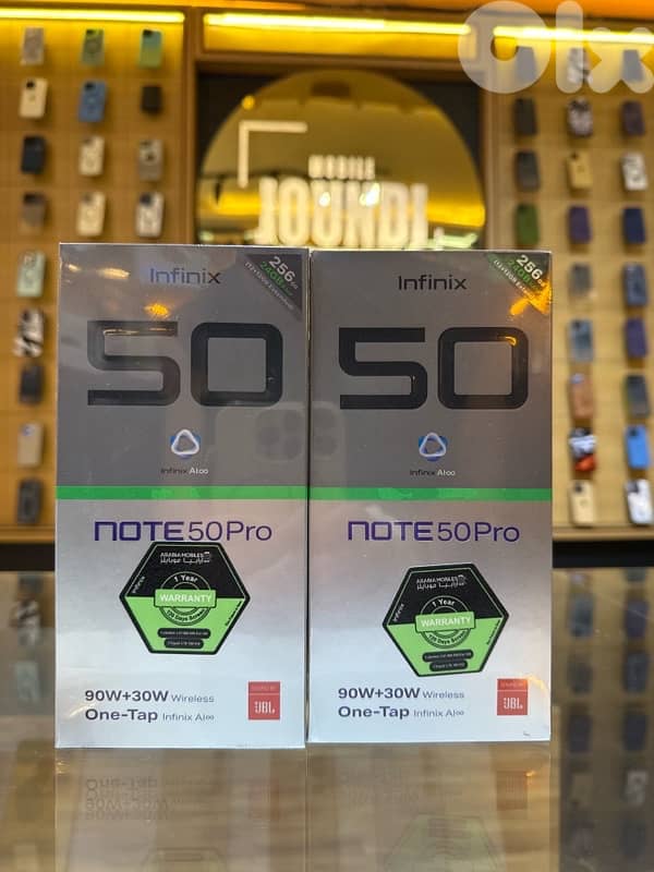 NEW INFINIX NOTE 50 PRO 256 Gb 12 ram + 12 ram 1 year warranty 0