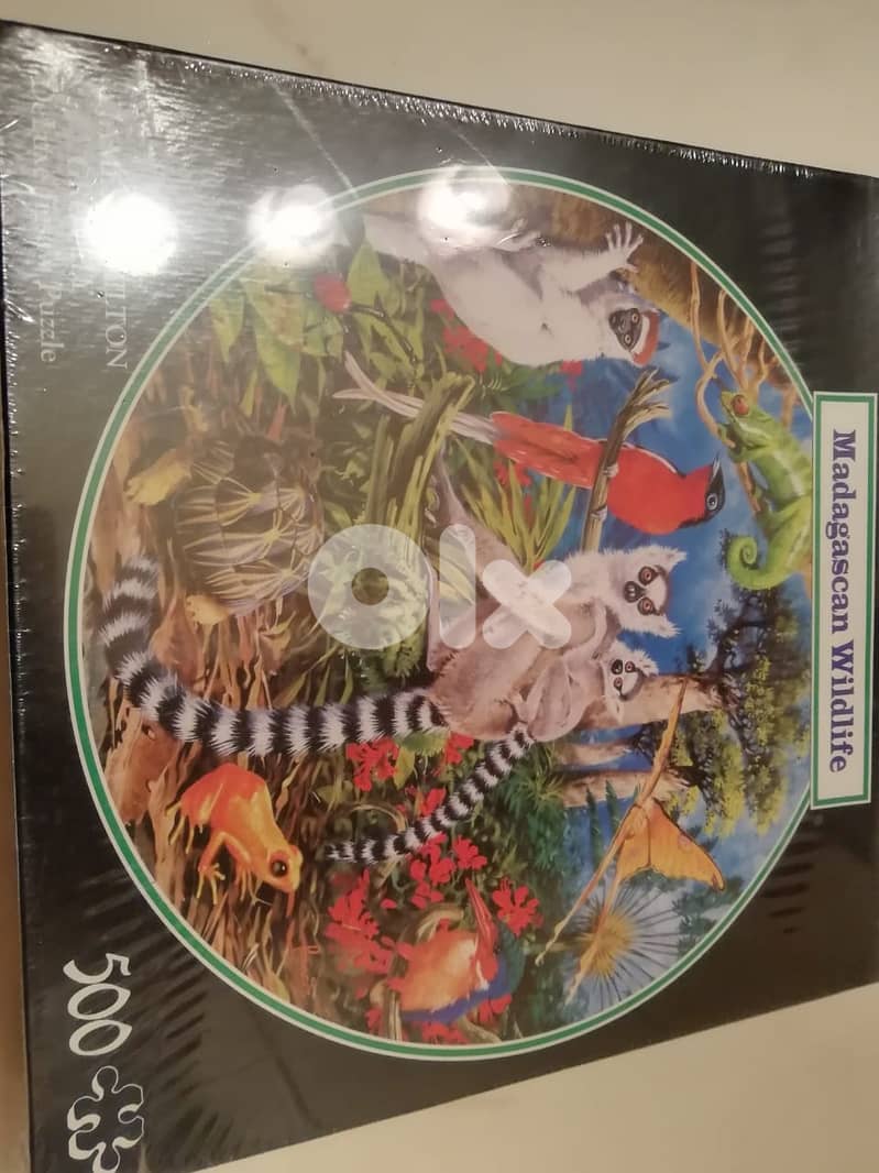 Madagascan wildelife puzzle 500 pcs 48cm made in England new sealed 0