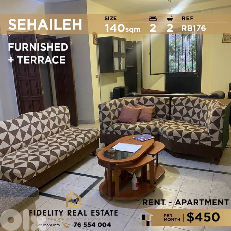 Apartment for rent in Sehaileh RB176 شقة للإيجار في سهيلة 0