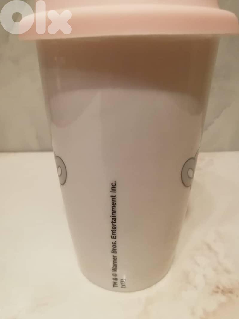 Central Perk "FRIENDS" TV show promotional ceramic mug silicone lid 15 2